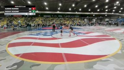 124 lbs Champ. Round 1 - Hadley Schomp, American Outlaws Wrestling vs Aubree Bunner, Stanley Wrestling Club