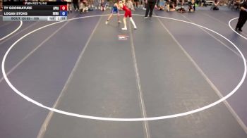 106 lbs Cons. Round 2 - Ty Goodnature, Apple Valley vs Logan Stoks, Berge Elite Wrestling Academy