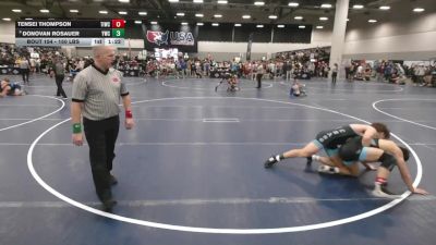 150 lbs Champ. Rd Of 16 - Tensei Thompson, Team Idaho Wrestling Club vs Donovan Rosauer, Yorkville Wrestling Club
