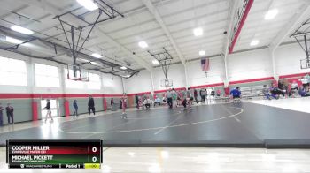 106 lbs Cons. Round 3 - Michael Pickett, Franklin Community vs Cooper Miller, Evansville Mater Dei