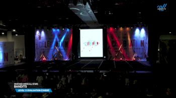 Mustang Cheer All Stars - Bandits [2025 L1.1 Evaluation (Cheer) Day 1] 2025 The Varsity All Star CELEBRATION