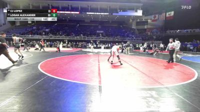 132 lbs Cons. Round 4 - CJ Lopez, Elk Grove vs Logan Alexander, Del Oro