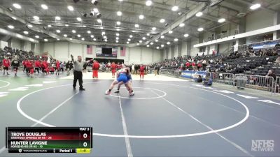 190 lbs Round 1 (3 Team) - Hunter Lavigne, Horseheads Sr HS vs Troye Douglas, Saratoga Springs Sr HS