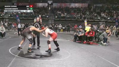 215 lbs Semifinal - Mason Caveng, American MMAW vs Giovanni Binetti, The Specialists Wrestling