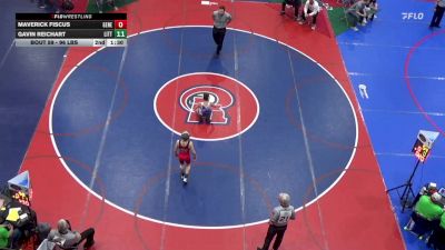 96 lbs Round Of 64 - Maverick Fiscus, General McLane vs Gavin Reichart, Littlestown