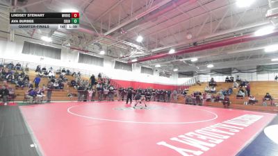 138 lbs Quarterfinal - Lindsey Stewart, Mascoma Valley vs Ava Burbee, Souhegan