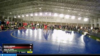 145 lbs 3rd Place Match - Mollie Dare, Central Grand Junction vs Olivia Merino, Mountain Ridge