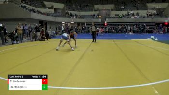 85 lbs Cons. Round 3 - Kiptyn Meiners, Caledonia vs Corbyn Holdeman, Crass Trained