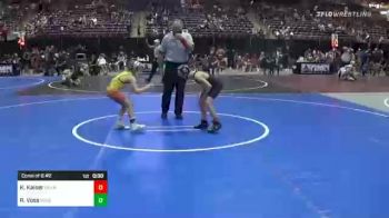 69 lbs Consi Of 8 #2 - Knox Kaiser, Okanogan Underground vs Ryker Voss, Roseburg Mat Club