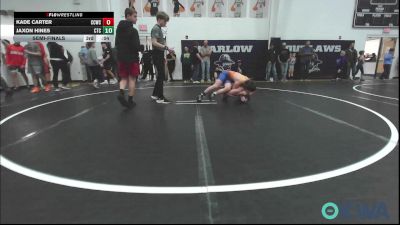 145 lbs Rr Rnd 2 - Piper-Ann VanBibber, Marlow Outlaws vs Bailey Shaver, Comanche Takedown Club