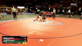 113 Class 3 lbs Champ. Round 1 - Makoa Castillo, Jefferson City vs Maximus Glueck, Vianney