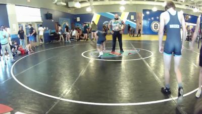 132 lbs Quarters & Wb (16 Team) - Eli Rozier, Black Hive vs Jacob Vo, Buchholz