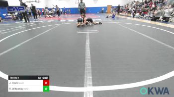 84 lbs Rr Rnd 1 - Jaren Dodd, Madill Takedown vs Rocky Witcosky, Team Nomad