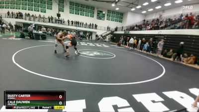 190 lbs Semifinal - Cale Dauwen, Pinedale vs Dusty Carter, Powell