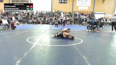 190 lbs Round Of 32 - Peter Clarke, Hanover vs Zachari Rocchio, Ponaganset