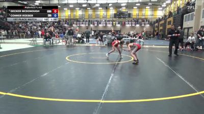 84 lbs 5th Place Match - Decker McDonough, Iowa vs Conner Roeber, Siouxland Wrestling Academy