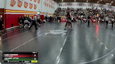 150 lbs Cons. Round 5 - Luke Conaway, Licking Valley vs Zachery Little, Summit