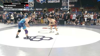 120 lbs Cons. Rd Of 64 - Kai Makridakis, Texas vs Luke Myhan, Tennessee