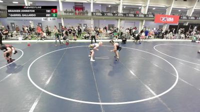 Junior Boys - 150 lbs Champ. Round 1 - Brakken Johnston, Team Idaho Wrestling Club vs Gabriel Gallardo, Mustang Wrestling Club