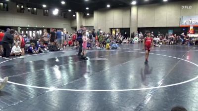 70 lbs Round 3 (6 Team) - Eleanor Hoose, Blackman WC vs Ryan Bassiri, NC National Team White