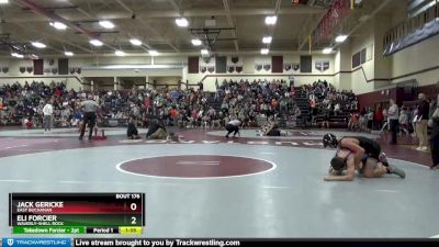 142-144 lbs 1st Place Match - Jack Gericke, East Buchanan vs Eli Forcier, Waverly-Shell Rock