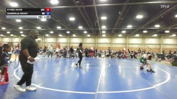 105 lbs 3rd Place - Kyree Davis, Central Pennies - GK8 vs Gabrielle Brady, Maryland Mana Rise - GK8