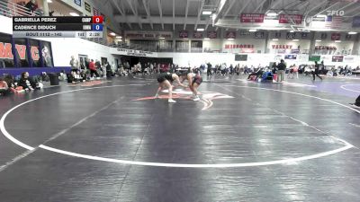 145 lbs Cons. Round 7 - Gabriella Perez, Campbellsville University vs Cadence Diduch, Iowa