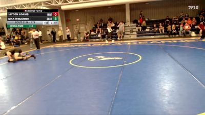 174 lbs Champ. Round 2 - Max Wiezorek, Southwest Minnesota State vs Jayden Adams, Midland (Neb.)