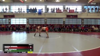 285 lbs Semifinal - Carl DiGiorgio, Coast Guard vs Mason Sprinkel, Norwich