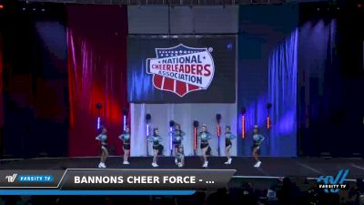 Bannons Cheer Force - Vaders [2022 L2.2 Youth - PREP - D2 Day 1] 2022 NCA Houston Classic