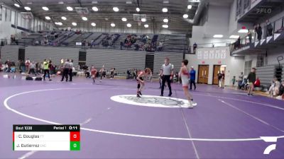 78-86 lbs Quarterfinal - Carter Douglas, Team Tiger vs Julius Gutierrez, Elite Athletic Club