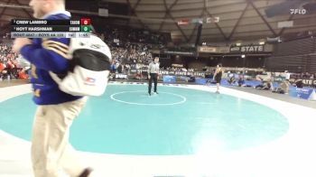 Boys 4A 120 lbs 1st Place Match - Hoyt Harshman, Sumner vs Crew Lambro, Tahoma