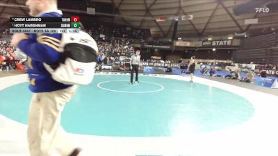 Boys 4A 120 lbs 1st Place Match - Hoyt Harshman, Sumner vs Crew Lambro, Tahoma