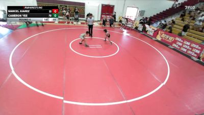 56 lbs Round 4 - Marcel Juarez, Riverside Rascals vs Cameron Yee, Pounders WC