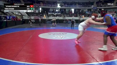 5A 285 lbs Quarterfinal - Ethan Burnette, Shelby County vs Tiriq Evans, Center Point HS