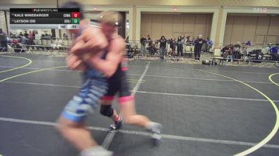 172 lbs Consi Of 4 - Kale Winebarger, Cowa vs Layson Ide, Benjamin Brawlers
