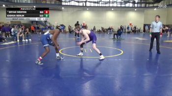 174 lbs Cons. Round 2 - Joshua Berlin, Ellsworth CC vs Bryan Weston, North Iowa Area Community College