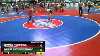 1 lbs Quarterfinal - Edward McCormick, Charlton County vs Robert Austin Westbrook, Walker