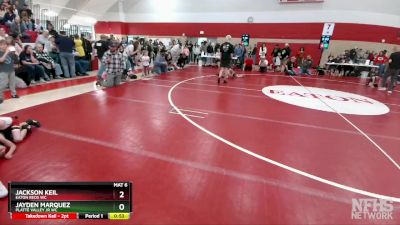 41-43 lbs Round 3 - Jayden Marquez, Platte Valley Jr WC vs Jackson Keil, Eaton Reds WC