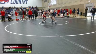 184 lbs Champ. Round 1 - Joseph Breedlove, Simon Fraser (B.C.) vs Carlos Garcia, Southern Oregon