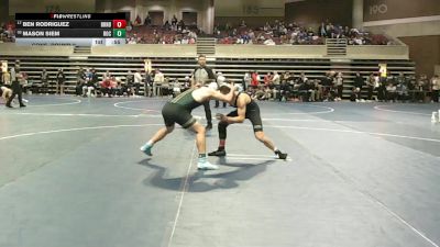 145 Championship Bracket Cons. Round 3 - Ben Rodriguez, Brainerd vs Mason Siem, Rochester Mayo