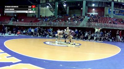 190 lbs Round 1 (16 Team) - Kyron Monroe, Norfolk vs Liam Nider, Manhattan HS