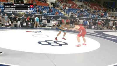 100 lbs Cons. Sub-rd Of 32 - Bently Smith, Maine vs Micah Pettis, Washington