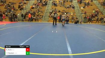 105 lbs Semifinal - Tyler Paulson, LAW La Crosse Area Wrestling vs Aidan Aure, Menomonie Wrestling Club