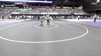 138 lbs Cons. Round 2 - Brayden Cannaley, Spring Hill HS vs Briggs Terrill, Arkansas City HS