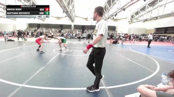 147-H lbs Round Of 64 - Brock Rudy, Bacon Barbell Club vs Matthew Esposito, North Hunterdon, NJ