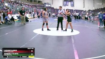 120 lbs Cons. Round 5 - Kimberly Olaeta, Windsor Sr HS vs Jasmine Karkis, Tottenville-PSAL