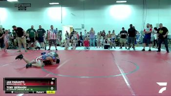 84 lbs Round 7 (8 Team) - Jax Paranto, Revolution Elite vs Toby Bernash, U2 Upstate Uprising Blue