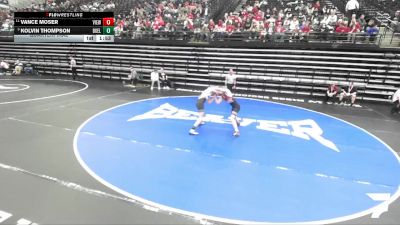 5A 132 lbs Quarterfinal - Kolvin Thompson, Box Elder vs Vance Moser, Viewmont