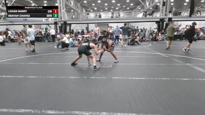 120 lbs Round 2 (6 Team) - Isiayah Chavez, Team Shutt Mau Mau vs Logan Barry, CTWHALE